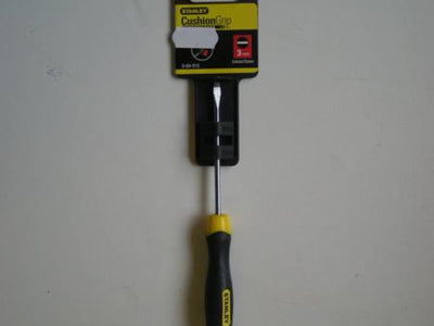 3mm x 75mm Stanley Cushion Grip Screwdriver Flared