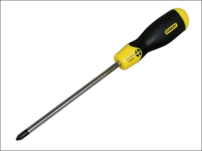 3pt x 150mm Stanley Cushion Grip Screwdriver Pozi