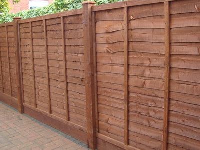 6ft x 6ft Waney Lap Fence Panel